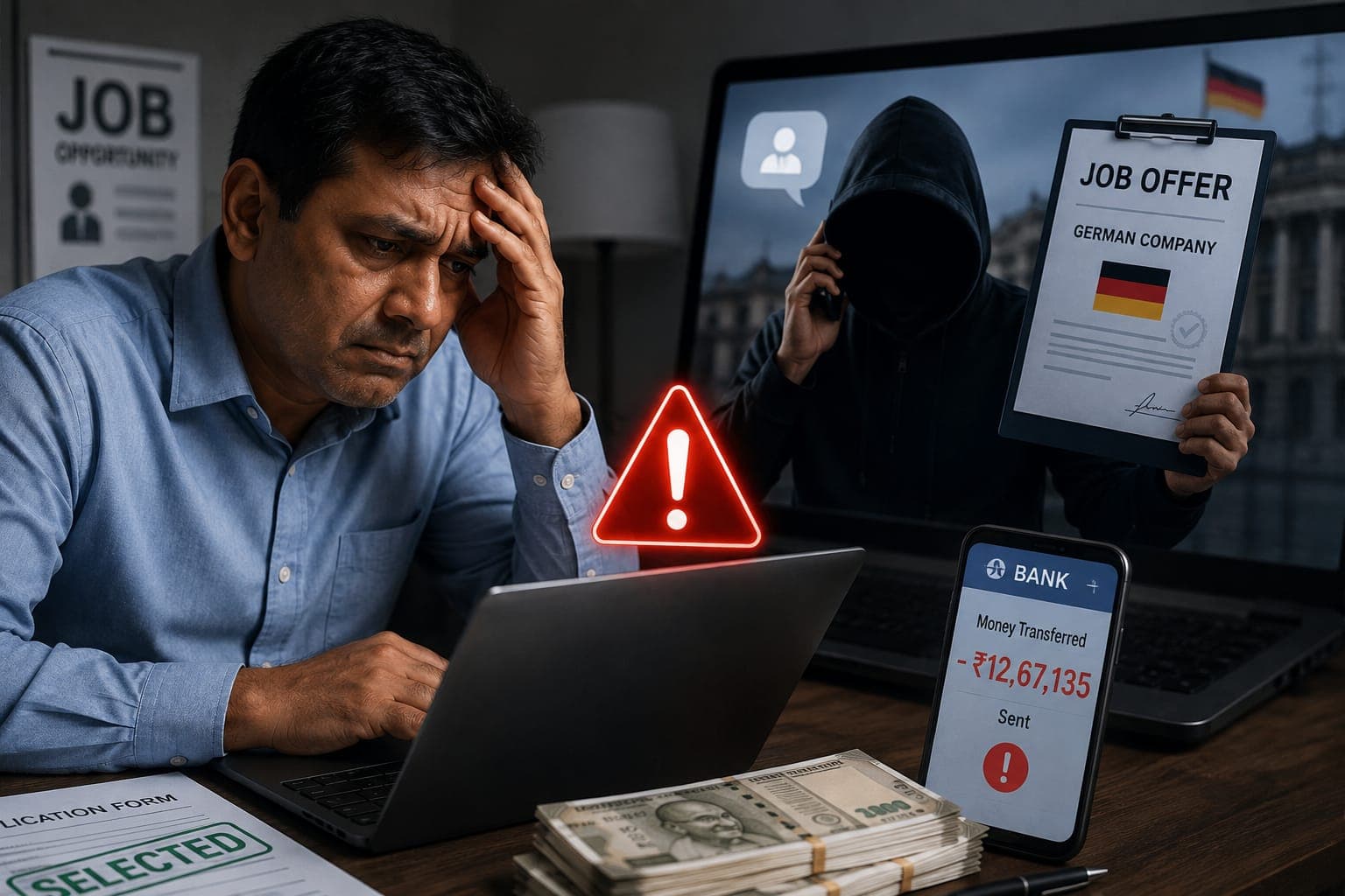 Thane Man Defrauded of ₹12.67 Lakh in Fake Job Scam Involving German Company