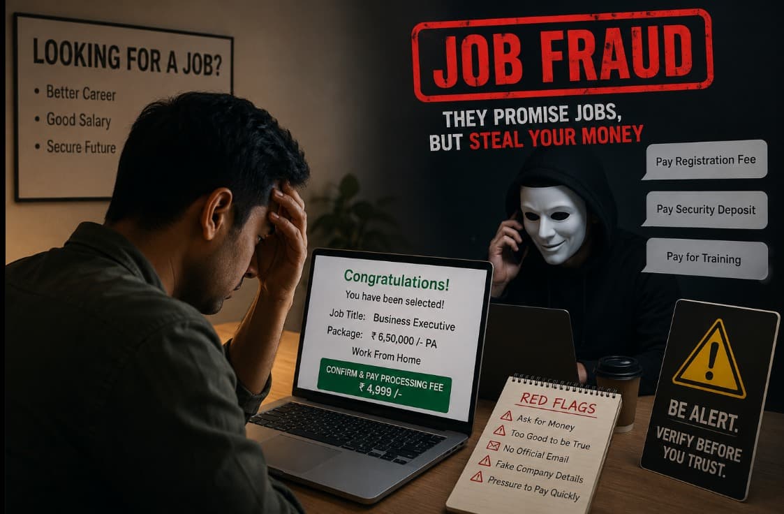 Fake Job Application Link Leads to ₹1.51 Lakh Loss; Ghaziabad Man Arrested